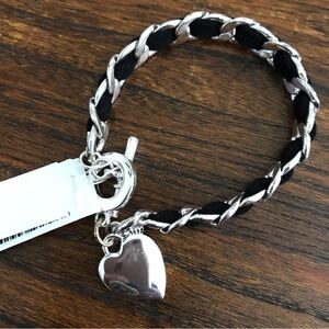 ▪️Charter Club Silver Heart Bracelet